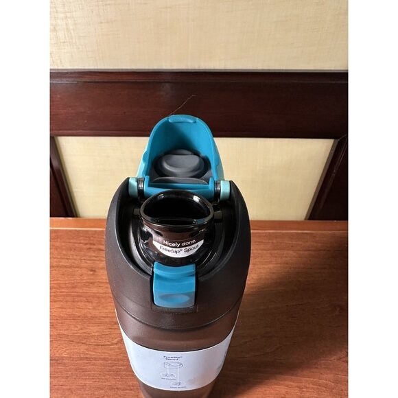 Owala Kids 16oz FreeSip Spout Leak Proof, Stainless Steel Bottle Sea Monster - Picture 7 of 8